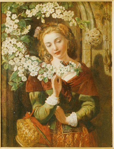 Maio (óleo no painel) de Daniel Maclise
