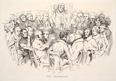 Os Fraserianos, pub. 1835 (gravura) de Daniel Maclise
