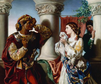 Othello e Desdemona de Daniel Maclise