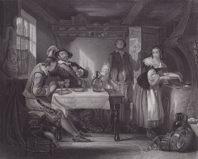 Gil Blas na Pennaflor (gravura) de Daniel (after) Maclise