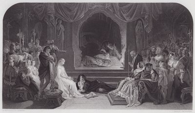Hamlet (gravura) de Daniel (after) Maclise