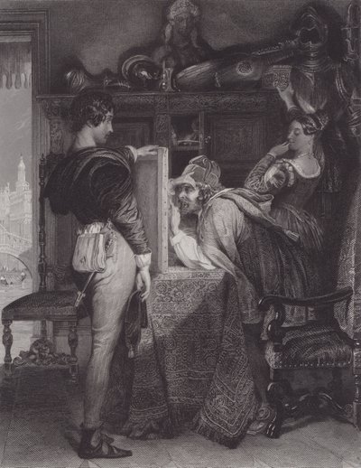 Salvator Rosa (gravura) de Daniel (after) Maclise