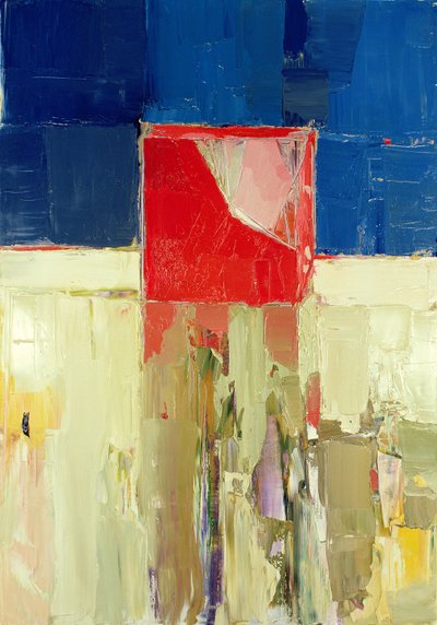 Cubo vermelho de Daniel Cacouault