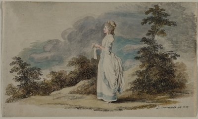 Susanne The Artists Daughter aos 21 anos de idade, 1782. de Daniel Nikolaus Chodowiecki