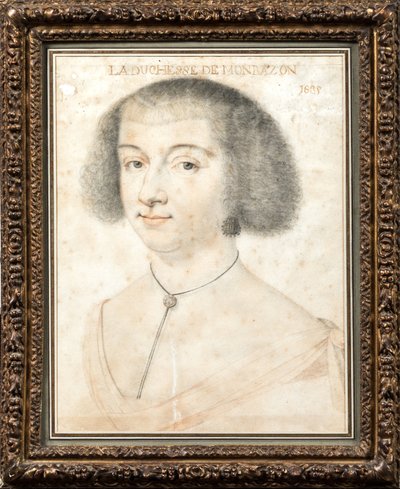 Daniel Dumonstier - Retrato da Duquesa de Montbazon de Daniel Dumonstier