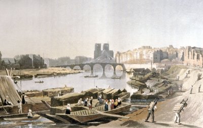Notre Dame, Ile de la Cite, Ile Saint Louis e Pont de la Tournelle de Daniel Havell