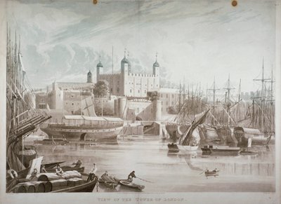 Torre de Londres, 1819. de Daniel Havell