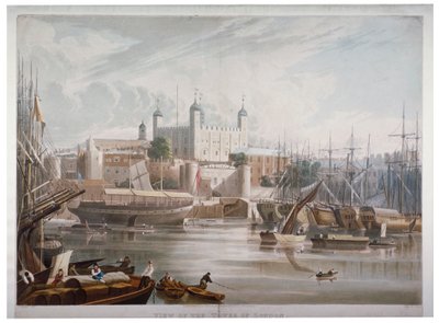 Torre de Londres, 1819. de Daniel Havell