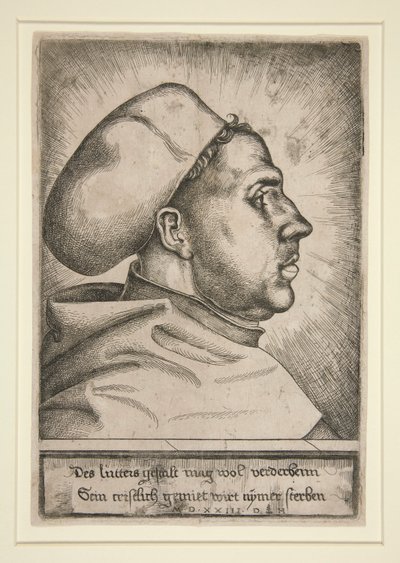 Martinho Lutero de Daniel Hopfer