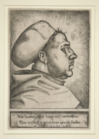 Martinho Lutero, 1523 de Daniel Hopfer