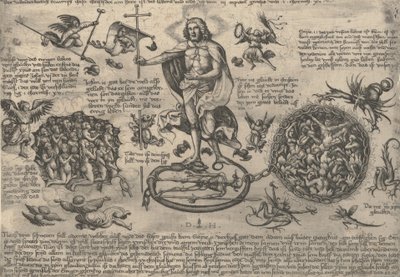 O Cristo Triunfante, c. 1530-36. de Daniel Hopfer