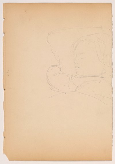 Criança dormindo de Daniel Huntington