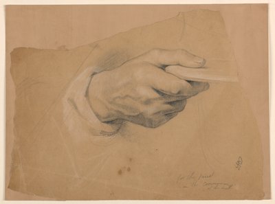 Desenho, Estudo para "Comunhão de t, 1844 de Daniel Huntington