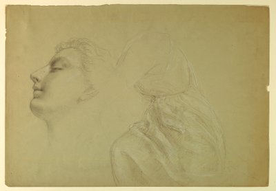 Desenho, Estudo para "Justiça e Paz", 1886 de Daniel Huntington