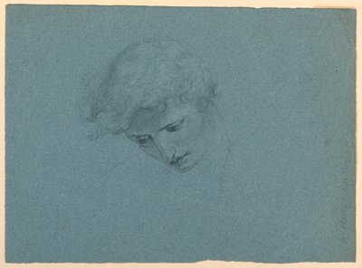 Desenho, Estudo para "O Sonho de Mercy", 1857 de Daniel Huntington