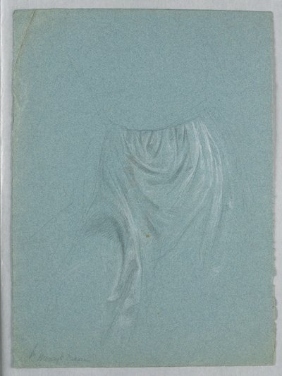 Desenho, Estudo para "O Sonho de Mercy", 1857 de Daniel Huntington