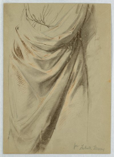 Desenho, Estudo para "Tribute Money", 1852 de Daniel Huntington