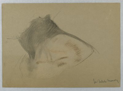 Desenho, Estudo para "Tribute Money", 1852 de Daniel Huntington