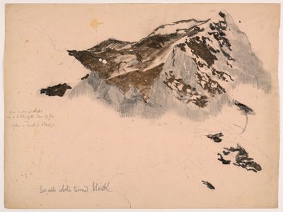 Da janela do chalé, topo do Monte Scheidegg, depois de uma névoa e tempestade de Daniel Huntington