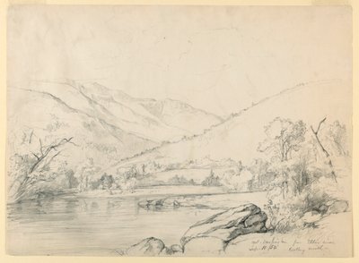 Mount Washington de Ellis River, olhando para o norte de Daniel Huntington