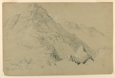 Subindo, Pico de Chocorua, Olhando para o Norte de Daniel Huntington
