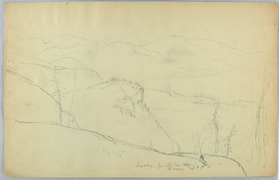 Vale do Saco de White Horse Ledge, North Conway de Daniel Huntington