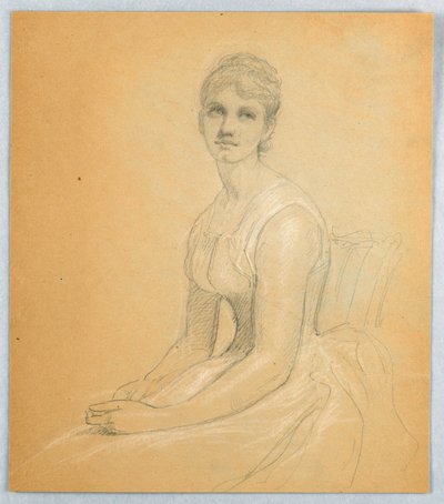 Esboço para Retrato de uma Mulher de Daniel Huntington