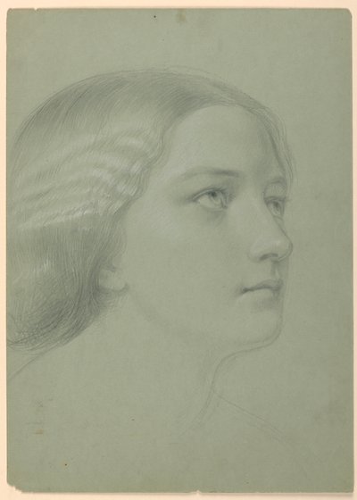 Estudo para A Magdalen, F de Daniel Huntington