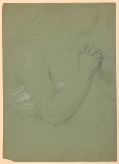 Estudo para A Magdalen, F de Daniel Huntington