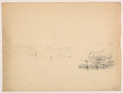 Margem Oeste do Lago Brienz, Suíça de Daniel Huntington