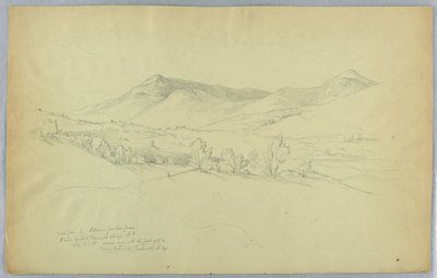 Montanha Whiteface, ao norte de Tamworth Village, New Hampshire de Daniel Huntington