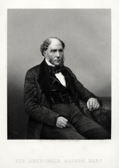 Archibald Alison, escritor didático e filosófico escocês, c1880 de Daniel John Pound