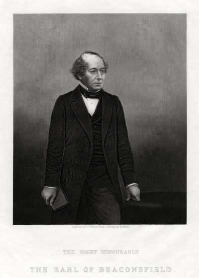 Benjamin Disraeli, Conde de Beaconsfield, Primeiro Ministro, 1880 de Daniel John Pound