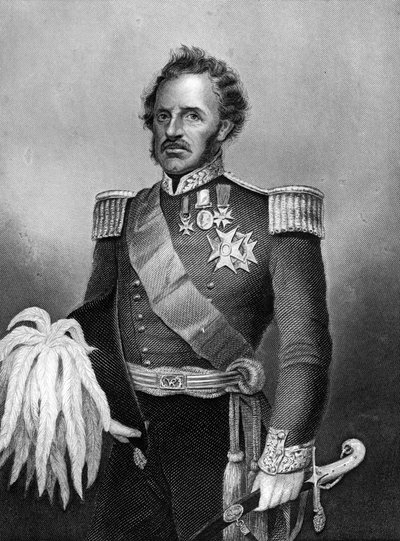 General Sir De Lacey Evans, soldado britânico, 1857 de Daniel John Pound