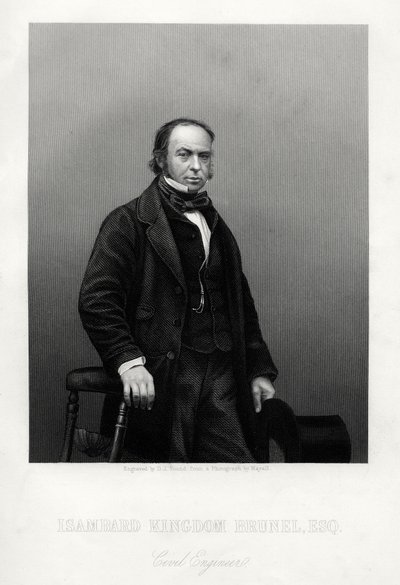 Isambard Kingdom Brunel, engenheiro britânico, c1880. de Daniel John Pound