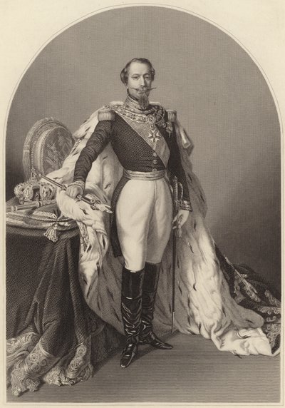 Louis-Napoleon Bonaparte (gravura) de Daniel John. Pound