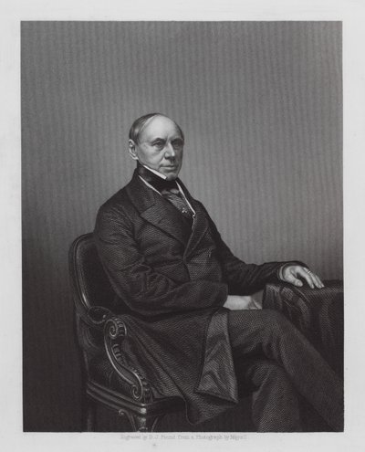 Philipp von Brunnow, diplomata russo (gravura) de Daniel John. Pound