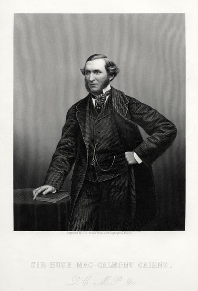 Sir Hugh Mac-Calmont Cairns, estadista britânico, c1880 de Daniel John Pound