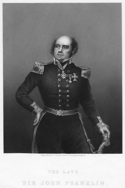 Sir John Franklin, c1860s. de Daniel John Pound