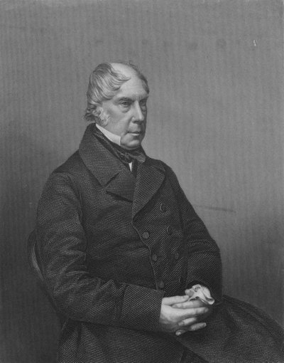 O Honorável Direito O Conde de Aberdeen, KG, década de 1850. de Daniel John Pound
