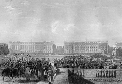 A entrada dos Aliados intp Paris, 1815 c1857 de Daniel John Pound