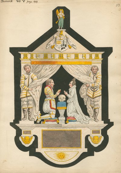 Memorial a Sir Thomas Chaloner de Daniel Lysons