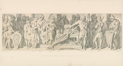 Juramento de Fidelidade de Haroldo a Guilherme, Jurado pelas Relíquias Ocultas dos Santos de Daniel Maclise