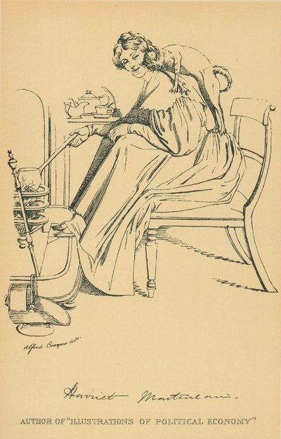Senhorita Harriet Martineau de Daniel Maclise
