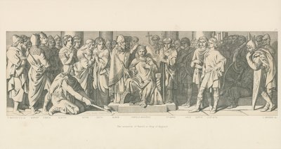 A coroação de Harold como rei da Inglaterra de Daniel Maclise