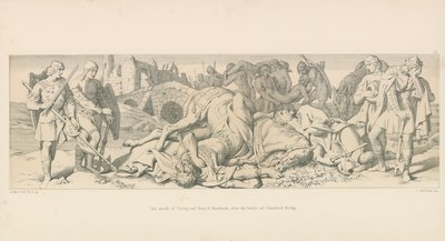 A Morte de Tostig e Harold Hardrada, depois da Batalha de Stamford Bridge de Daniel Maclise