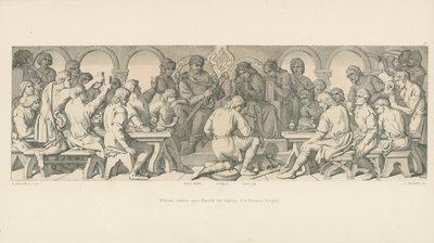 William Confere a Haroldo a Dignidade de um Cavaleiro Norman de Daniel Maclise