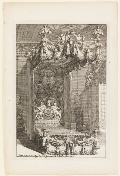 Design for a State Bedchamber, de Second Livre d&39;Appartement (segundo livro sobre interiores) de Daniel Marot