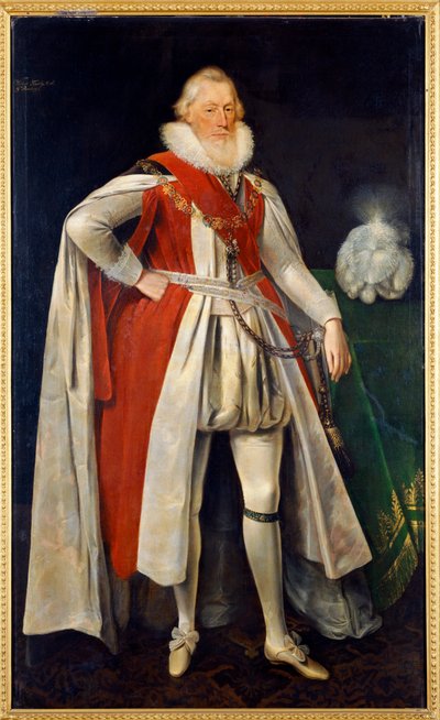 William Knollys c.1620 (óleo sobre tela) de Daniel Mytens