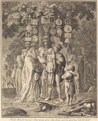 Antigos teutões de Daniel Nikolaus Chodowiecki